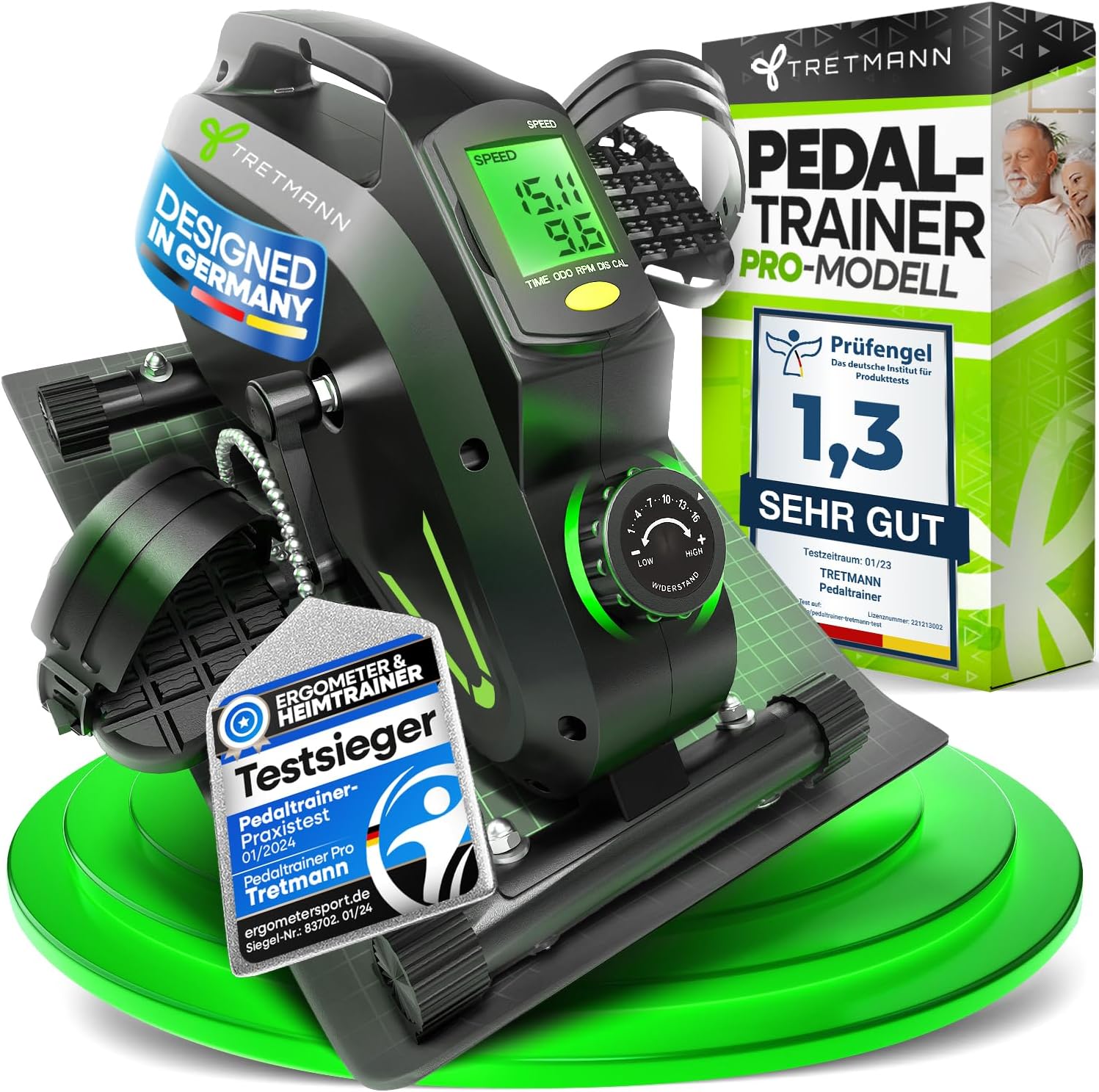 Tretmann Pedaltrainer PRO Set Beintrainer
