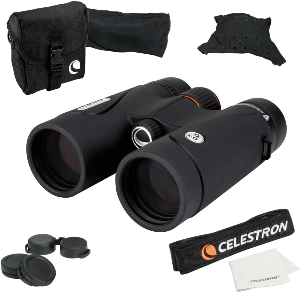 Celestron TrailSeeker ED 8x42 Fernglas mit ED-Glas und Dachkantprisma