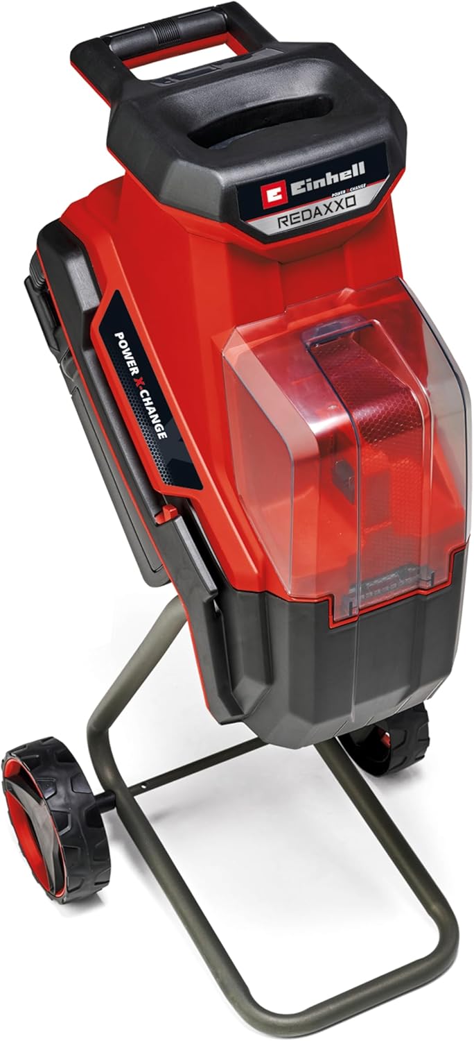 Einhell Akku-Messerhäcksler REDAXXO 36/25 mit Fangsack und Fahrgestell