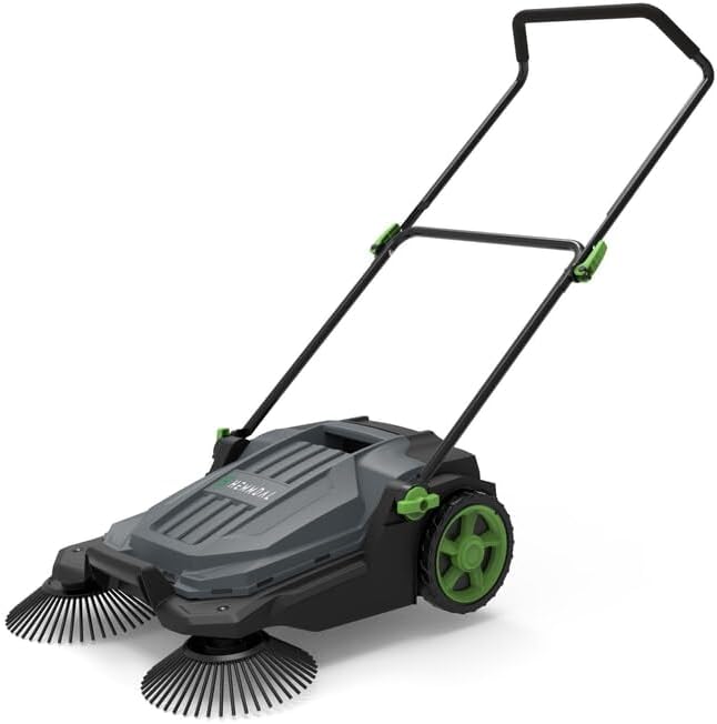 HEMMDAL manuelle Kehrmaschine mit 65 cm Kehrbreite und 20-Liter-Behälter