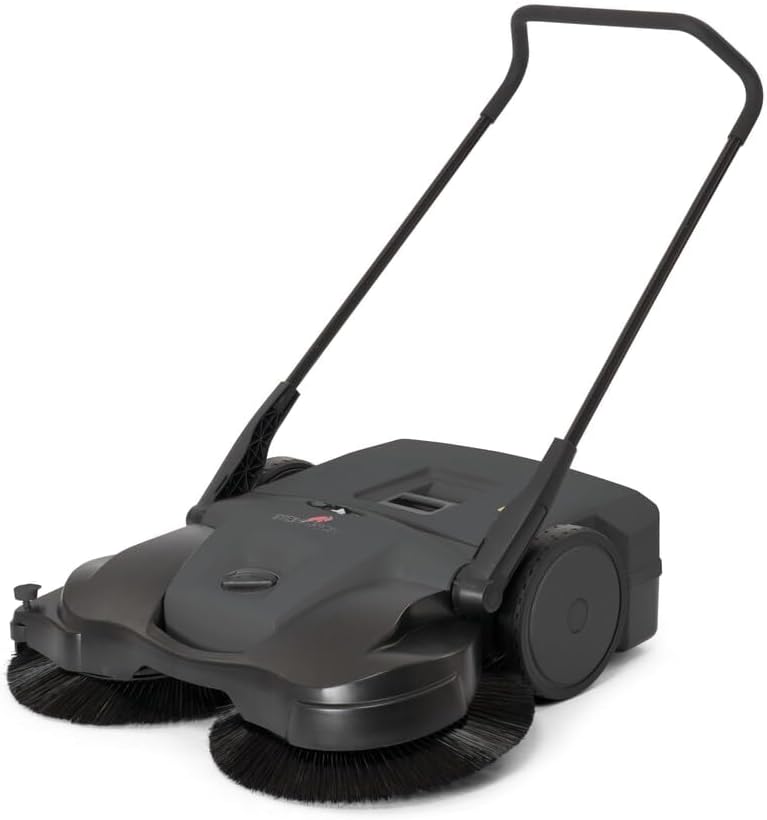 Steinbock Kehrmaschine Turbo Premium elektrisch mit Tellerbesen und Kehrwalze