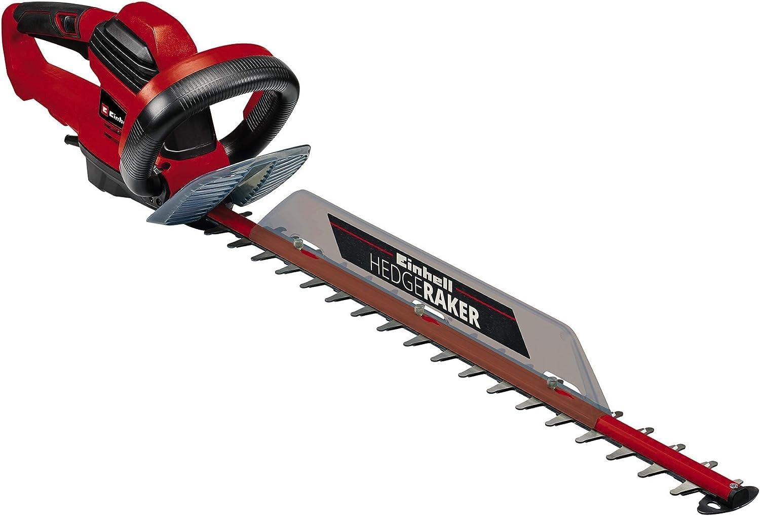Einhell Elektro-Heckenschere GE-EH 7067 mit rotem Griff und Schwert
