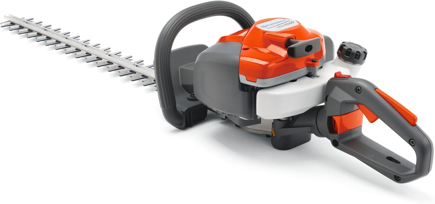Husqvarna 122HD60 Benzin-Heckenschere in Orange mit verstellbarem Handgriff