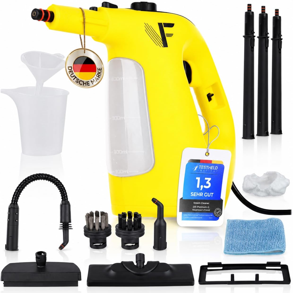 Dampfreiniger 2 in 1 mit Mop-Funktion