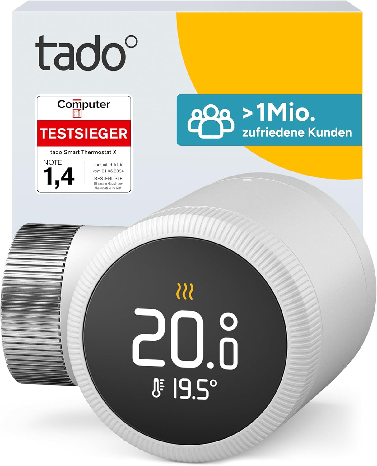tado° Smartes Heizkörperthermostat X